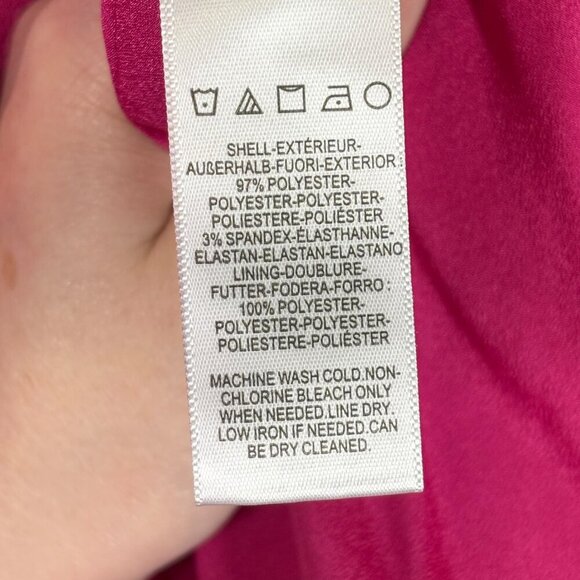 Dress the Population Pink Sleeveless Fit & Flare Dress with Pockets Size Small - Picture 8 of 8